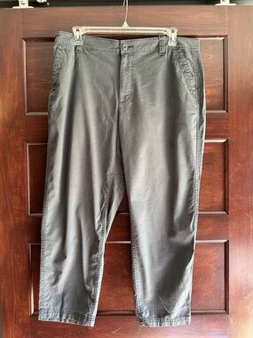 Old Navy Dark Gray Straight-Leg Chinos